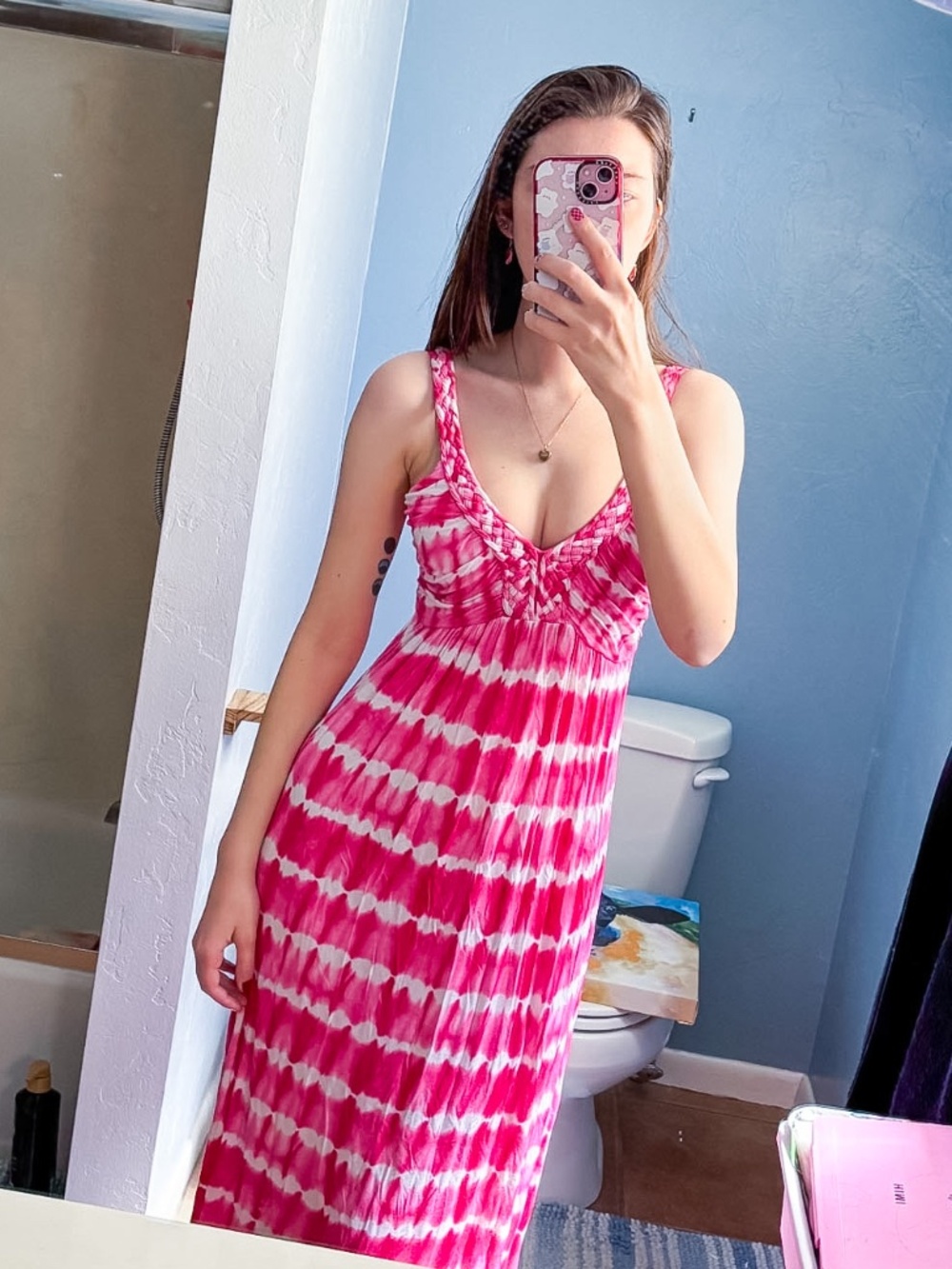 Pink Summer Maxi Dress